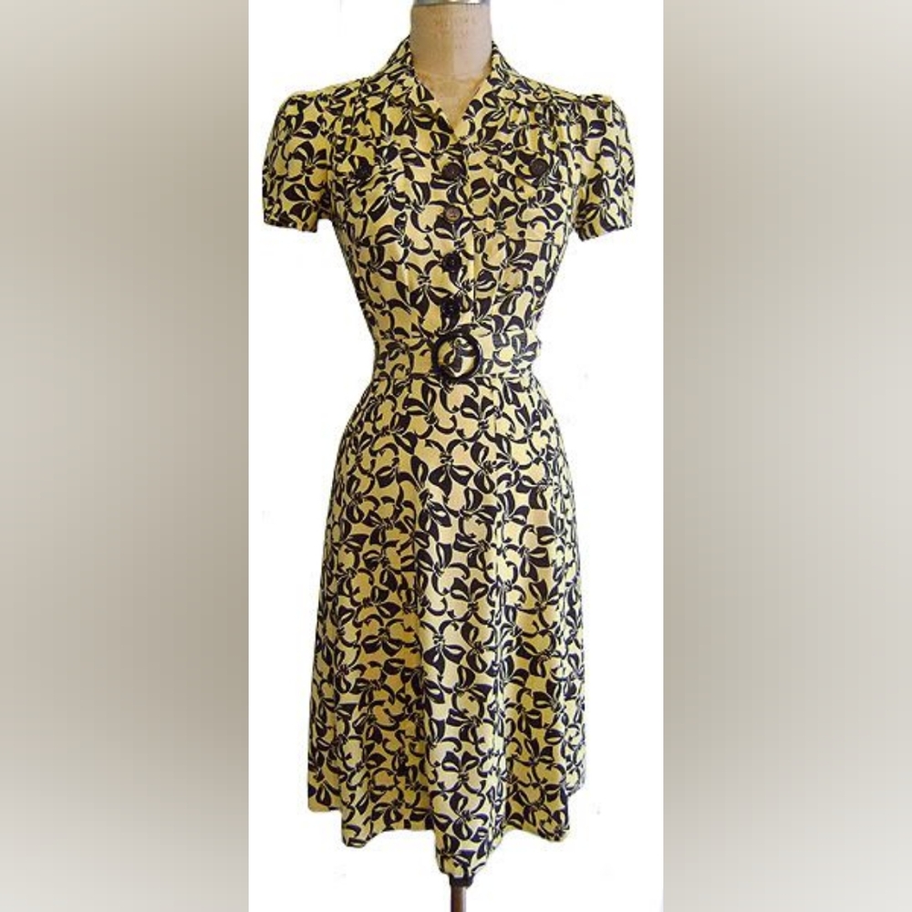 Trashy Diva yellow bows sweetie, sz. 2